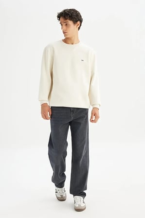 Erkek Sweat L82IRY102 Off White