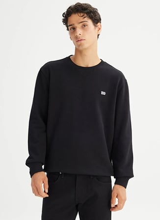 Lee Siyah Erkek Sweatshirt L82IRY