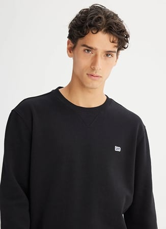 Lee Siyah Erkek Sweatshirt L82IRY