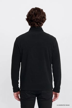 Lee Yarım Fermuar Erkek Polar Sweatshirt L2620001001