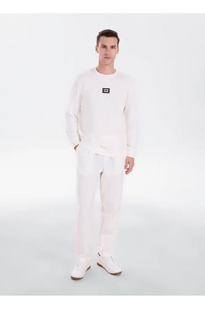 Beyaz Erkek Sweatshirt L2620075