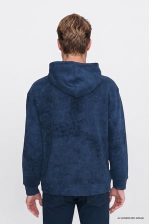 Pamuklu Regular Fit Normal Kesim Kapüşonlu Logo Detaylı Sweatshirt