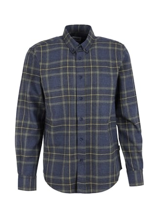 Wrangler Lacivert Erkek Regular Fit Ekose Gömlek W2620052