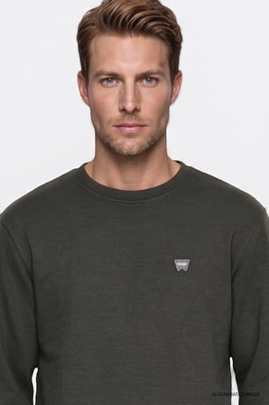 Pamuklu Selanik Regular Fit Normal Kesim Bisiklet Yaka Sweatshirt