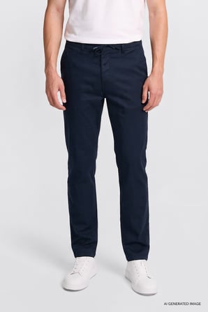 Yumuşak Dokulu Slim Fit Dar Kesim Cepli Esnek Chino Pantolon