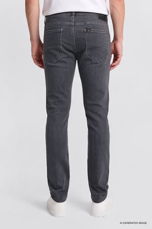 Pamuklu Slim Fit Dar Kesim Cepli Esnek Denim Jean Kot Pantolon