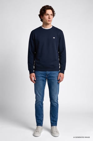 Pamuklu Straight Fit Cepli Esnek Jean Denim Kot Pantolon