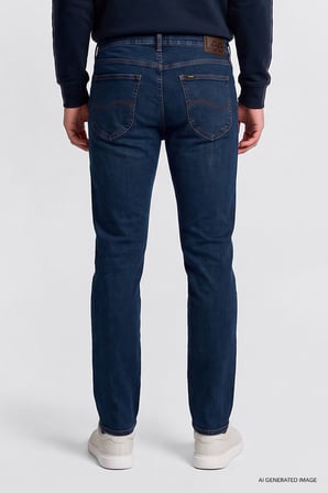 Pamuklu Straight Fit Cepli Esnek Jean Kot Denim Pantolon