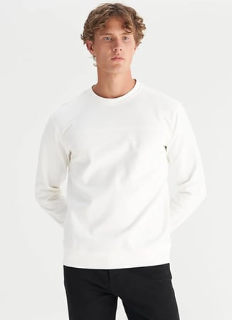 Wrangler Beyaz Erkek Sweatshirt GW2520534