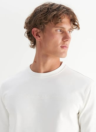 Wrangler Beyaz Erkek Sweatshirt GW2520534