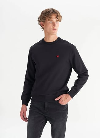 Wrangler Siyah Erkek Sweatshirt GW2520255