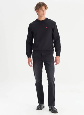 Wrangler Siyah Erkek Sweatshirt GW2520255