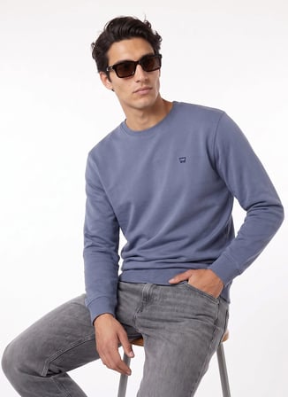 Wrangler Mavi Erkek Sweatshirt GW2520255