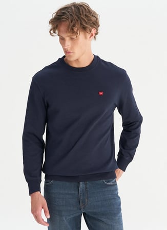 Wrangler Lacivert Erkek Sweatshirt GW2520255