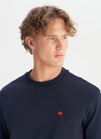 Wrangler Lacivert Erkek Sweatshirt GW2520255