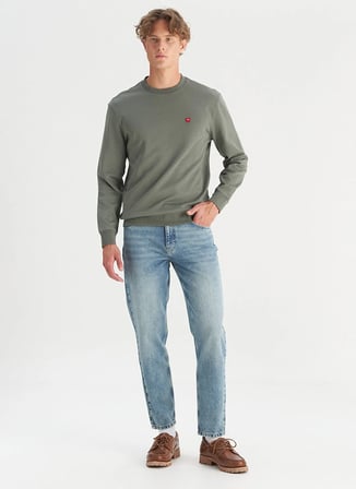 Wrangler Haki Erkek Sweatshirt GW2520255