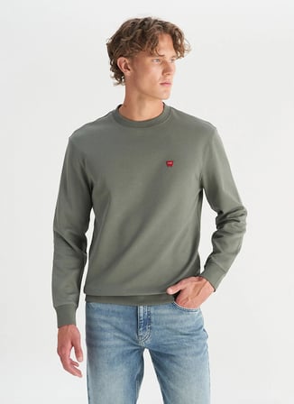 Wrangler Haki Erkek Sweatshirt GW2520255