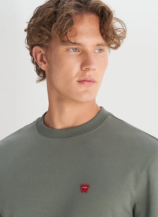 Wrangler Haki Erkek Sweatshirt GW2520255