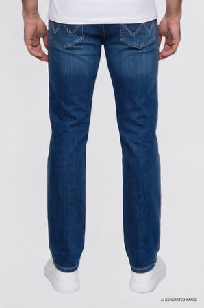 Texas Pamuklu Straight Fit Cepli Esnek Jean Kot Denim Pantolon