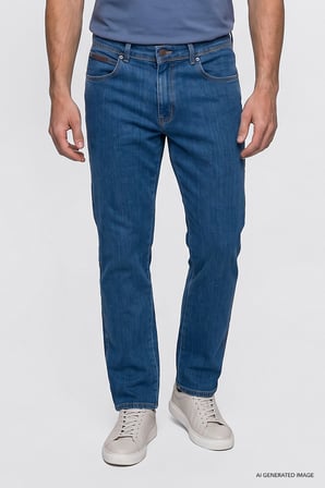 Texas Regular Fit Normal Kesim Cepli Esnek Jean Kot Denim Pantolon