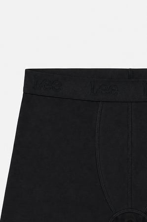 Regular Fit Normal Kesim Siyah Pamuklu Esnek Boxer