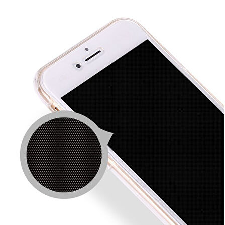 İphone 7/8 Uyumlu Ön Arka 360 Tam Koruma Şeffaf Soft Silikon Kılıf