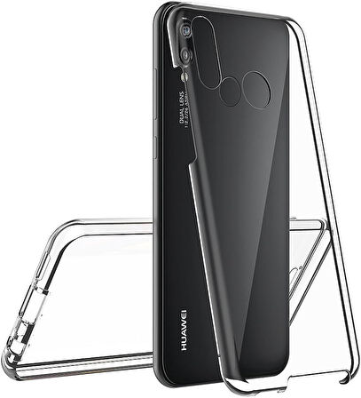 Huawei P20 Lite Uyumlu Ön Arka 360 Tam Koruma Şeffaf Soft Silikon Kılıf