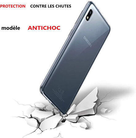 Samsung Galaxy M10/A10 Uyumlu Ön Arka 360 Tam Koruma Şeffaf Soft Silikon Kılıf