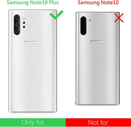 Samsung Galaxy Note 10 Plus Uyumlu Ön Arka 360 Tam Koruma Şeffaf Soft Silikon Kılıf