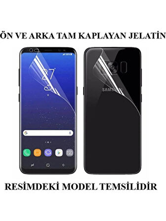 Samsung Galaxy S7 Edge ile Uyumlu Ön Arka Koruma Full Body Jelatin