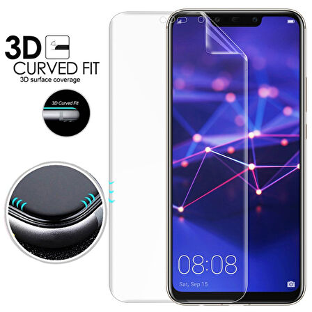 Huawei Mate 20 Lite ile Uyumlu Ön Arka Koruma Full Body Jelatin