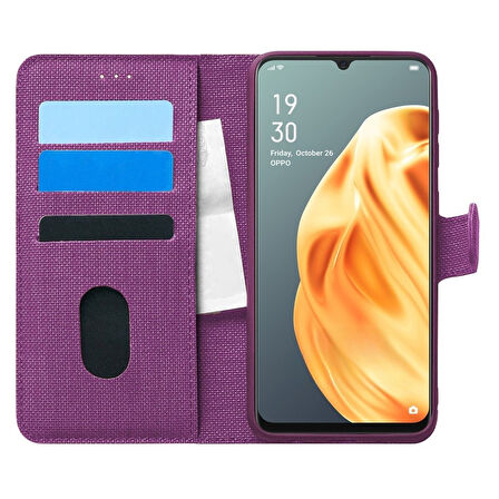 Huawei P30 Lite Uyumlu Kapaklı Tam Korumalı Kumaş Kılıf