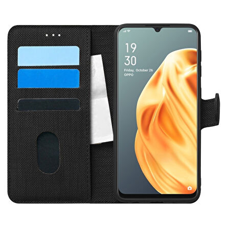 Huawei Y6P Uyumlu Kapaklı Tam Korumalı Kumaş Kılıf