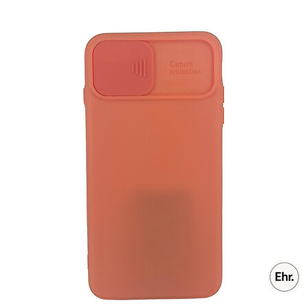iPhone 7 Plus / 8 Plus Uyumlu Kamera Sürgülü Mat Silikon Kılıf