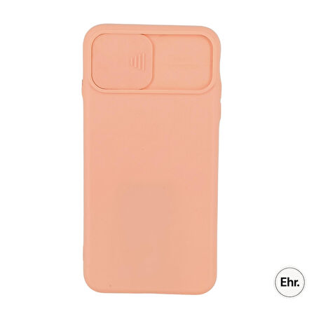 iPhone 7 Plus / 8 Plus Uyumlu Kamera Sürgülü Mat Silikon Kılıf