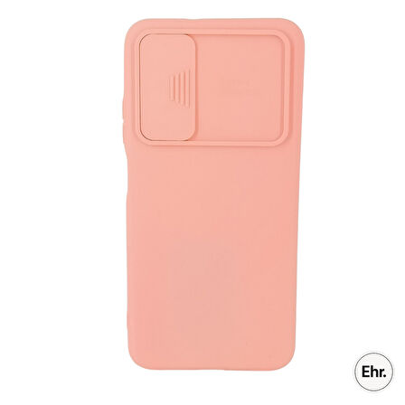 Xiaomi Poco M3 Uyumlu Kamera Sürgülü Mat Silikon Kılıf