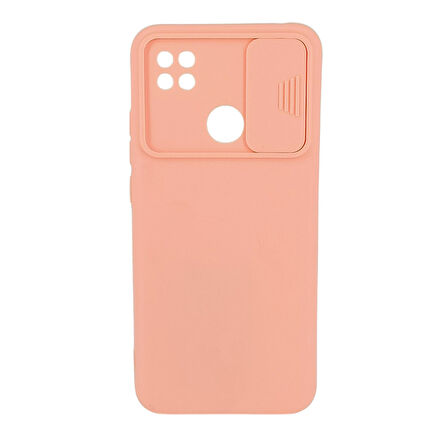 Xiaomi Redmi 9C Uyumlu Kamera Sürgülü Mat Silikon Kılıf