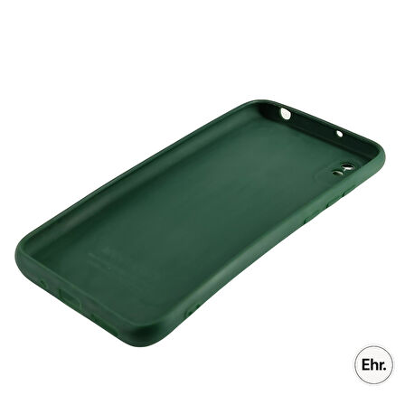 Xiaomi Redmi 9A Uyumlu Kamera Sürgülü Mat Silikon Kılıf