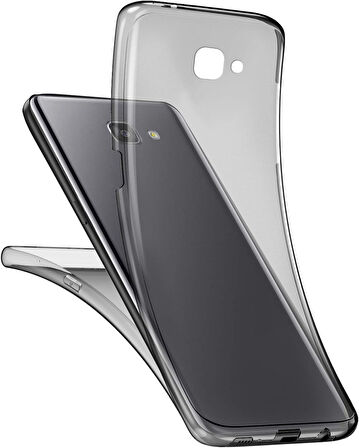 Samsung Galaxy J4 Plus Uyumlu Ön Arka 360 Tam Koruma Şeffaf Soft Silikon Kılıf
