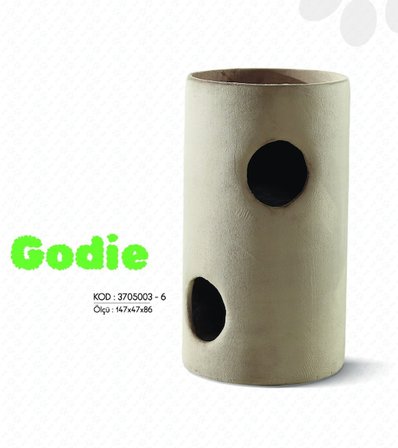 WOOLART GODIE KEDİ TIRMALAMA MOBİLYASI BEJ