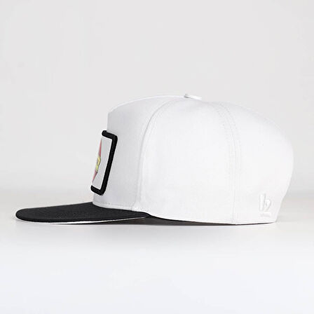 No Control Logolu Siyah-Beyaz Hip Hop Şapka