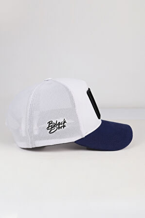 Duckside Logolu Lacivert-Beyaz Trucker Şapka