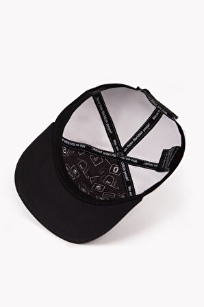 Kaplan Logolu Siyah-Beyaz Beyzbol Şapka