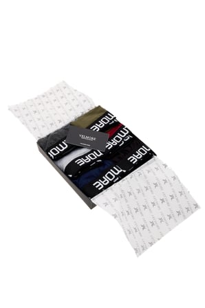 VELMORE Erkek Boxer 12’li Premium Kutu Pamuklu Likralı (Beden S - 5XL)