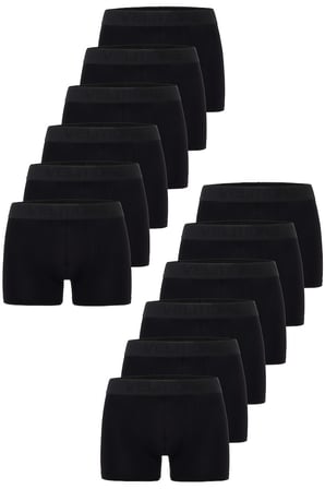 VELMORE Erkek Boxer 12’li Kutu – Nefes Alan Pamuk Kumaş – Sıkmayan Esnek Bel Lastikli (S–5XL)