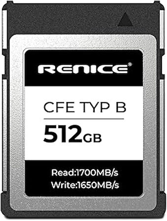 RENICE 512GB Profesyonel CFexpress Tip B Hafıza Kartı