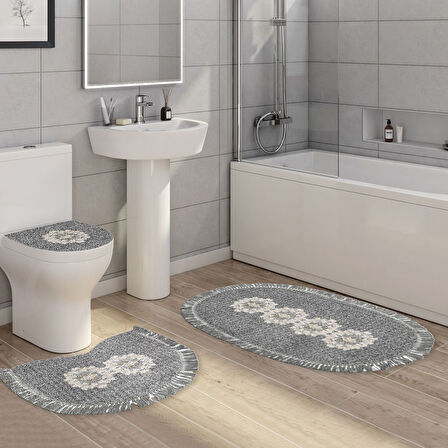 Queen Oval Nakışlı 3 Lü