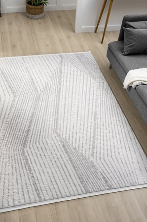 Lima Gri Halı Akrilik Halı Yumuşak Dokulu Salon Oturma Odası Yatak Odası Halısı 0558