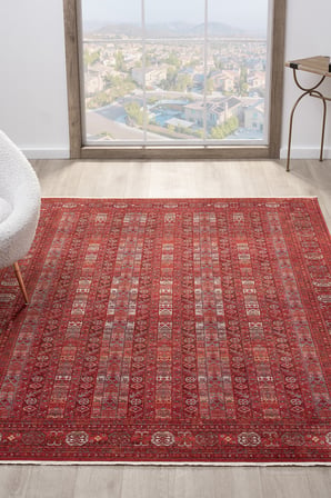 Asır Bordo Halı Salon Oturma Odası Çocuk Odası Yatak Odası Halısı 0257