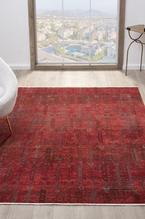Asır Bordo Halı Salon Oturma Odası Çocuk Odası Yatak Odası Halısı 0258